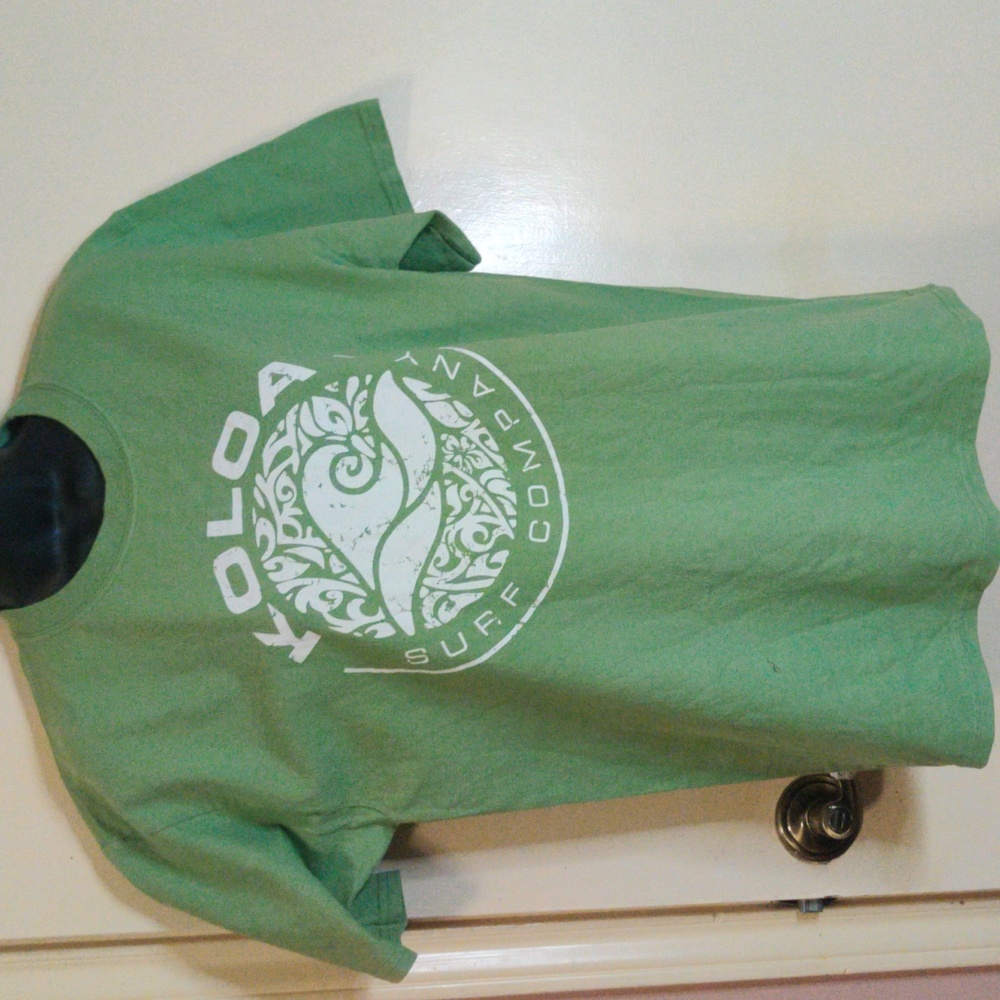 Koloa Surf Co Tshirt, Green Size M
